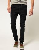 Super Skinny Jeans Preto